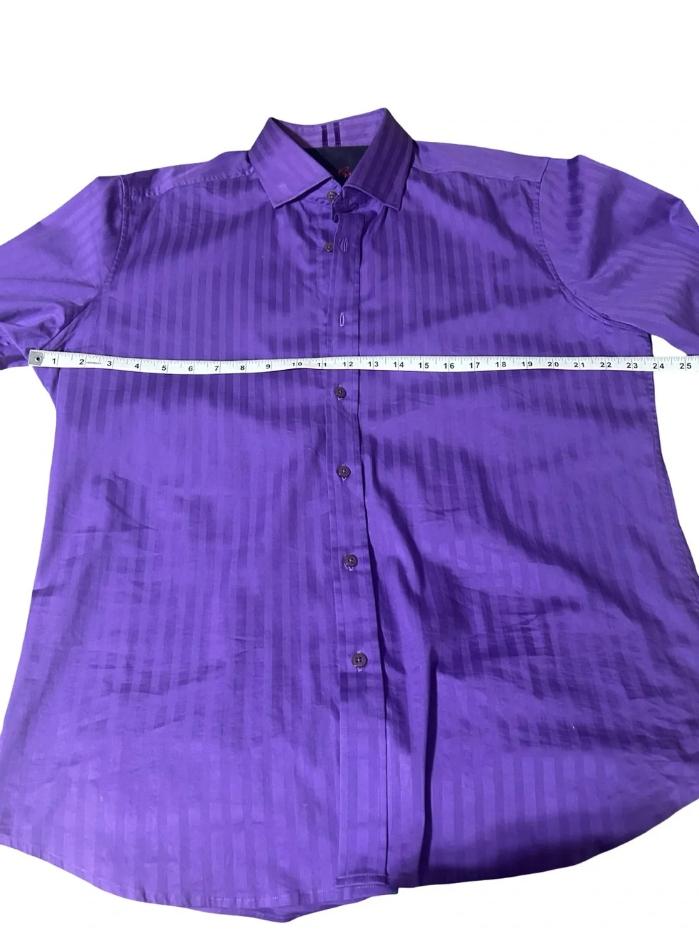 Robert Graham Purple Striped
Button Down Shirt XL Tailored Fit
Cotton Stretch - Picture 6 of 10